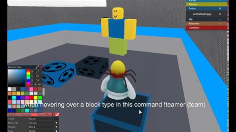 How To Make A Teamer Block In Roblox Blockate Youtube