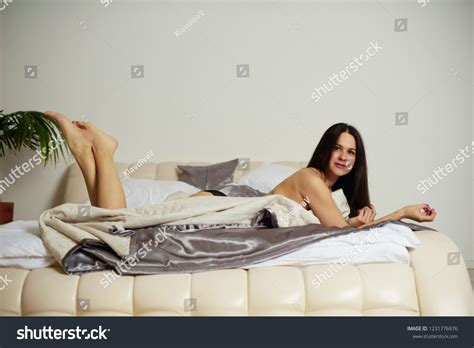 Beautiful Naked Girl Bed Stock Photo Shutterstock