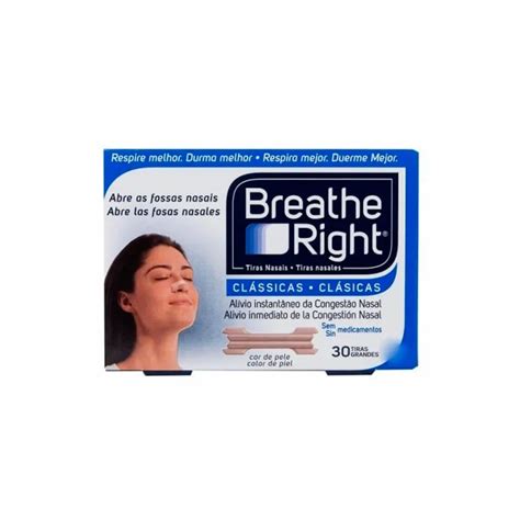 MasParafarmacia Breathe Right Tiras Nasales Clásicas Grandes 30 uds