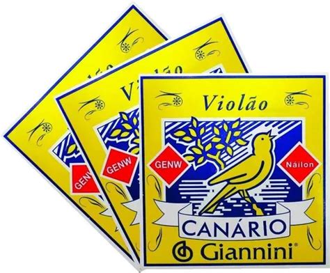 Encordoamento Giannini Can Rio Genw Viol O Nylon Kit Jogos