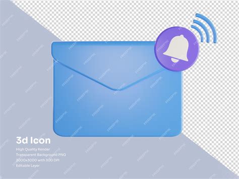 Premium PSD | Email address sign or symbol 3d icon