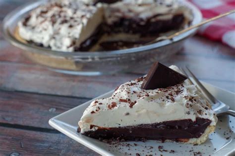 Old Fashioned Chocolate Pie Food Meanderings