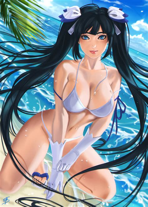 Hestia In A Bikini DanMachi Is It Wrong To Try To Pick Up Girls In