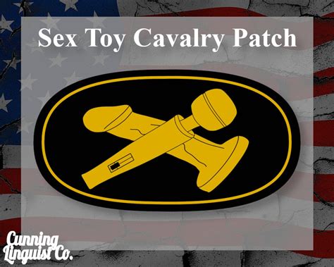 Sex Toy Cavalry Patch Etsy