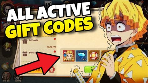 All Gift Codes New Demon Slayer Mobile Game Demon Slayer H I Th M T