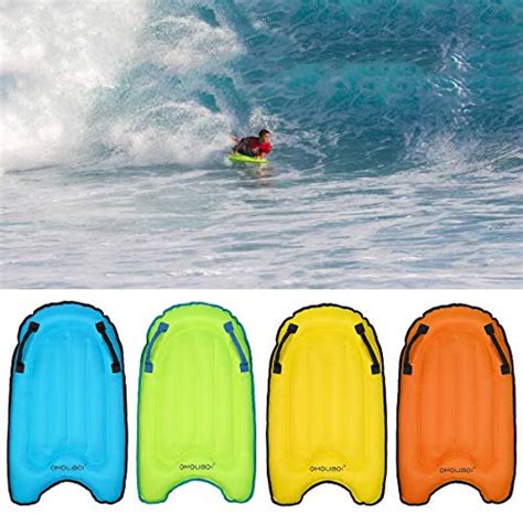 Omouboi Inflatable Boogie Boards For Beach Portable Bodyboard With