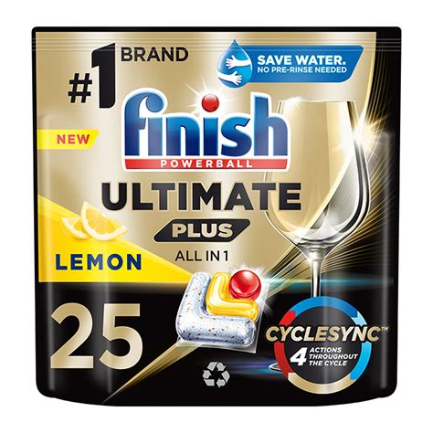 Finish Ultimate Plus All in 1 mosogatógép kapszula Lemon 25db eMAG hu