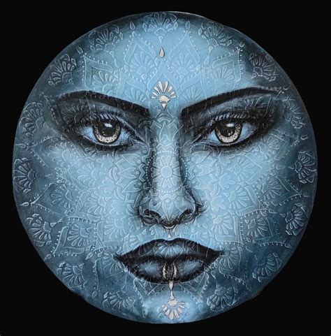Moon Eyes Painting By Leda Vysotsky Saatchi Art