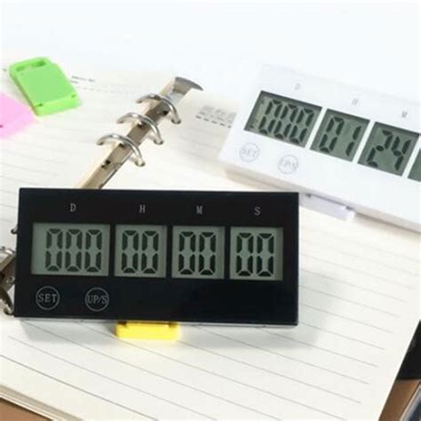 School Examination Timer Wall Clock Students Timer Exam Goal Countdown Timer (Black) - Walmart.com