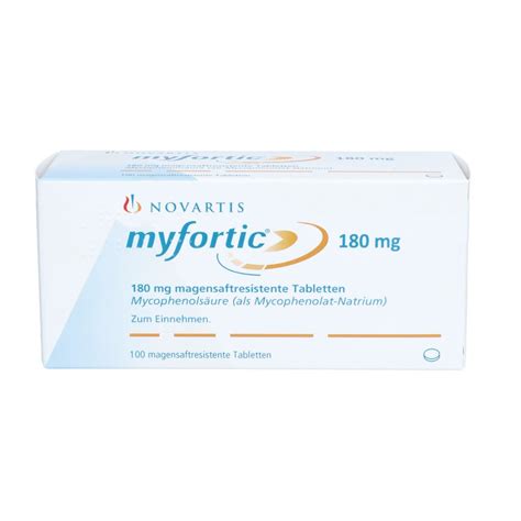 Myfortic Mg Magensaftresistente Tabletten Stk