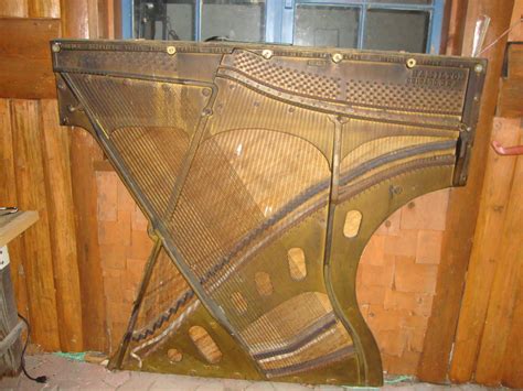 Deconstructed Upright Piano Turn The Strings And Soundboard Into Cool