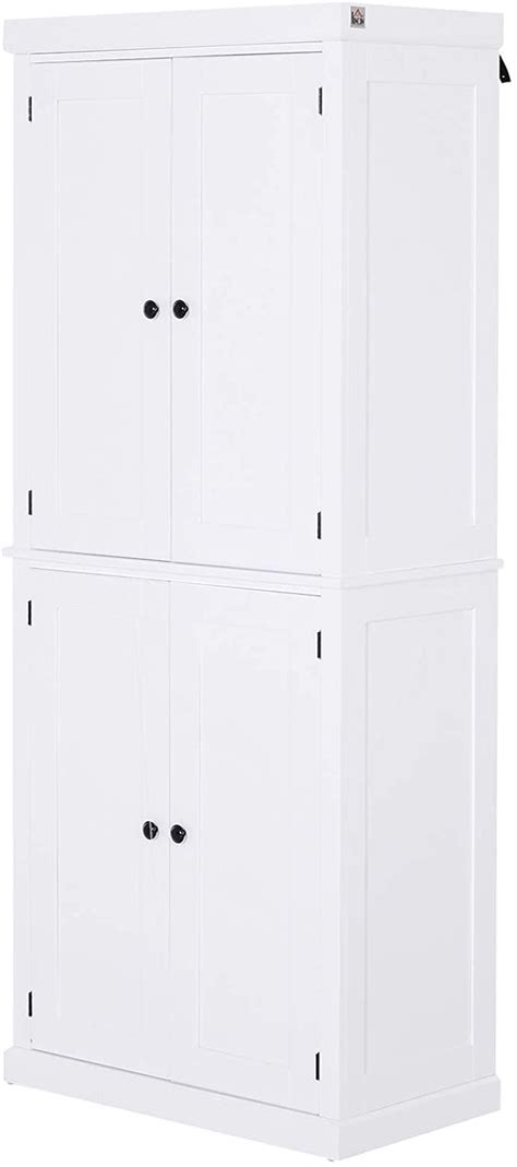 Homcom Freestanding Modern Door Kitchen Pantry Storage Cabinet