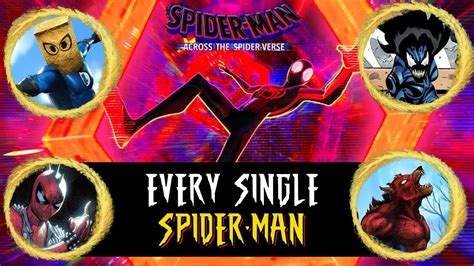 EVERY Spider Man Variant In The Across The Spider Verse Trailer