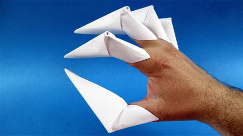 How To Make Claws Out Of Paper Step By Step YouTube