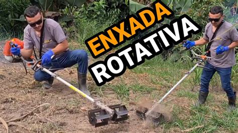 ENXADA ROTATIVA NA ROÇADEIRA MULTIFUNCIONAL DETALHES IMPORTANTES