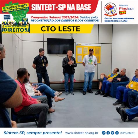 SINDICATO NO CTO LESTE MOBILIZA TRABALHADORES PARA CAMPANHA SALARIAL