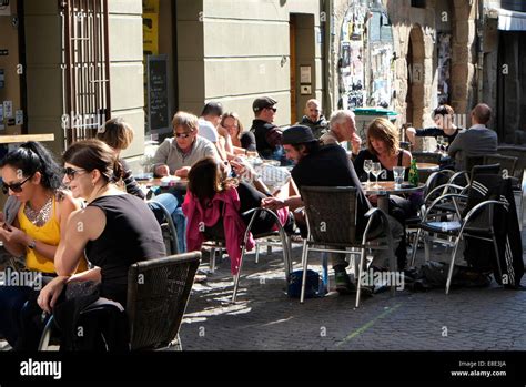 Street Scene Nantes France Stock Photo Alamy