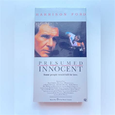 Media Presumed Innocent Vhs Starring Harrison Ford Poshmark