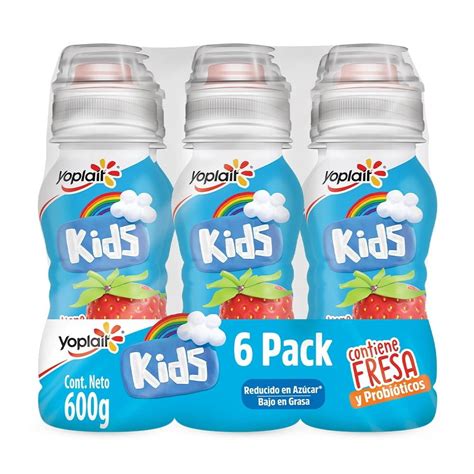 Yoghurt Bebible Yoplait Kids Fresa 6 Pzas Con 100 G Cu Walmart