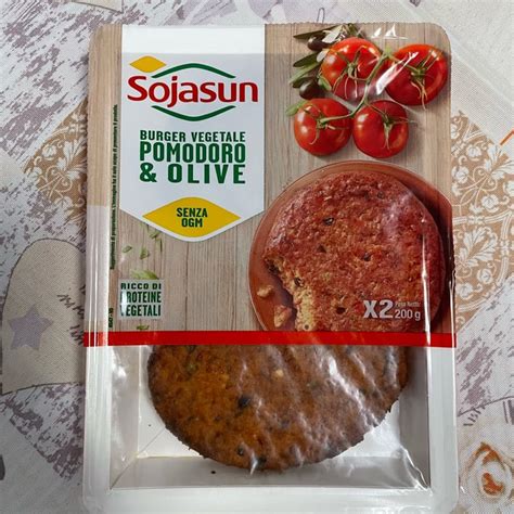 Sojasun Burger Vegetale Pomodoro Olive Review Abillion