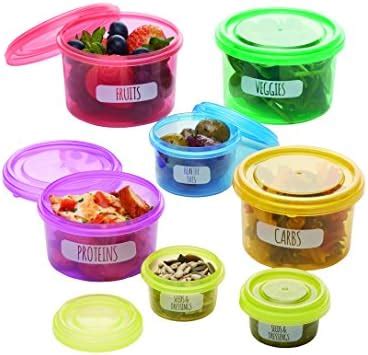 Portion Control Containers Kit 7 Piece Set Efficient Nutrition Healthy