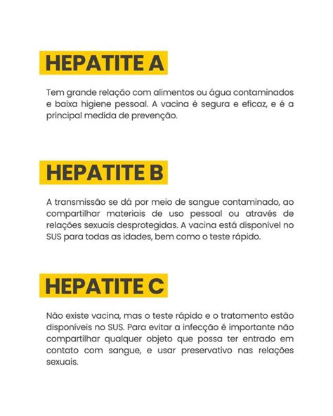 Dia Mundial De Luta Contra Hepatites Virais Seconci Mg