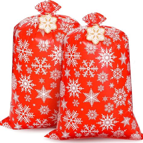 2 Pack Large Christmas T Bags For Presents 56 X 36 Inch