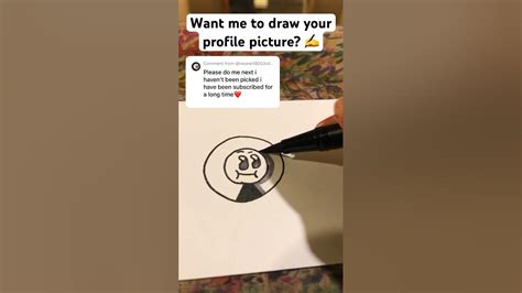 Want Me To Draw Your Profile Picture ️ Shorts Youtube