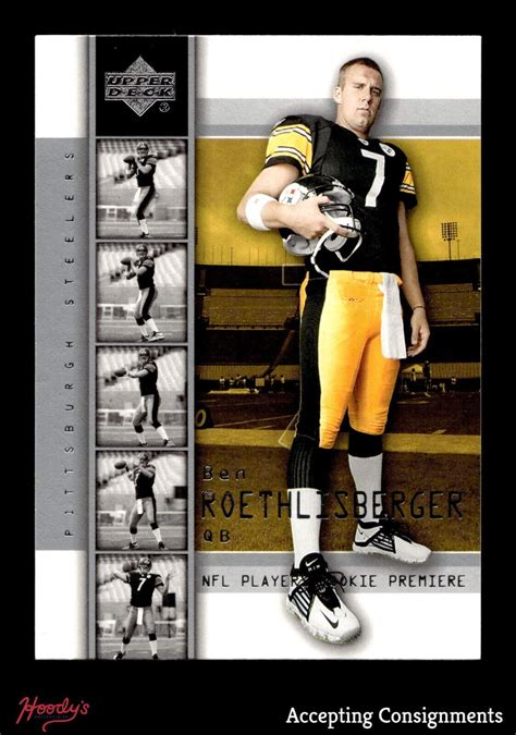 Upper Deck Rookie Premiere Ben Roethlisberger Rookie Rc