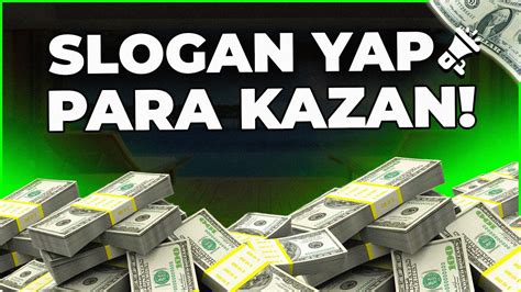 SLOGAN YAZARAK 63 000 PARA KAZAN İNTERNETTEN PARA KAZANMA YOLLARI