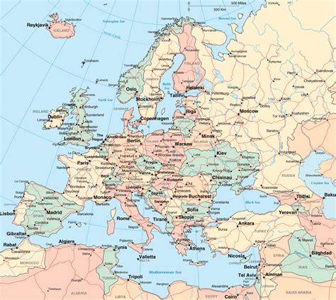 europe map - Europe Maps - Map Pictures