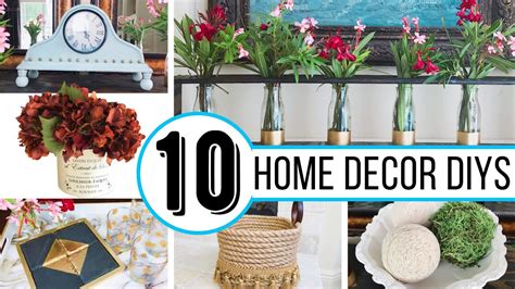 Top 10 Home Decor Ideas You Can Easily Diy On A Budget Youtube