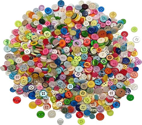 Amazon Chenkou Craft Random Pcs Small Plastic Buttons Diy