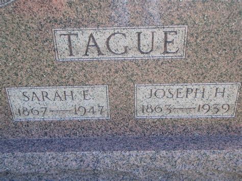 Sarah Elizabeth Carmichael Tague 1867 1947 Find A Grave Memorial