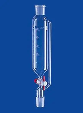 Dropping Funnel Cylindrical With Ns Socket And Ns Cone With Pressure