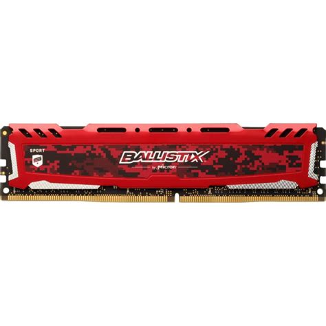 Memória DDR4 Crucial Ballistix Sport Lt 8GB 3000MHz Red BLS8G4D30AESEK