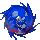 Sonic jump sprite by facundogomez on DeviantArt