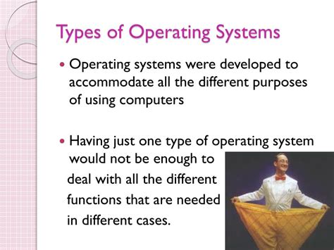 Ppt Types Of Operating Systems Powerpoint Presentation Free Download