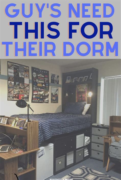 40 College Dorm Room Essentials For Guys Artofit