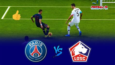 Efootball Pes Paris Saint Germain Vs Lille Full Match