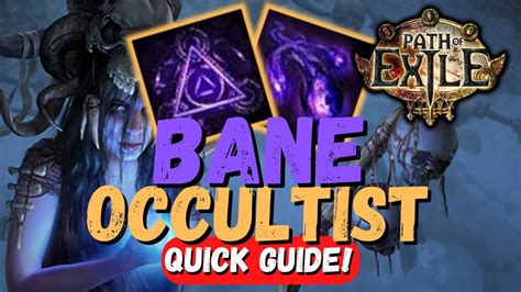 Bane Soulrend Occultist Path Of Exile PoE Builds YouTube