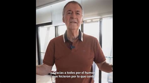 Juan Schiaretti Habló Sobre Los Memes Gracias A Todos Por El Humor Me Hicieron Reír Mucho