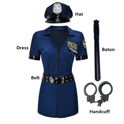 2024 Female Sexy Police Costume Women Erotic Temptation Woman Cop Outfit Halloween Cosplay Fancy