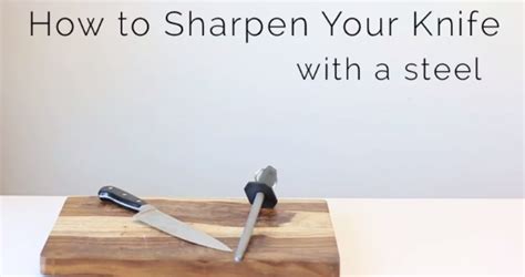 How To Properly Sharpen A Knife