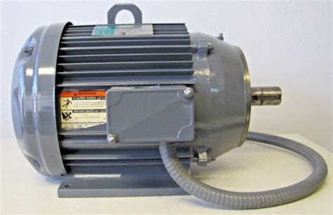 Lincoln AC 15 HP Electric Motor 254TC 230 460V 1750 RPM 3 Phase 1 5 8