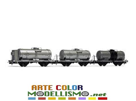 HORNBY RIVAROSSI HR 6489 Set Di 3 Carri Serbatoio A 2 Assi FS