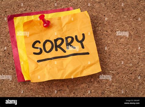 Apology High Resolution Stock Photography And Images Alamy