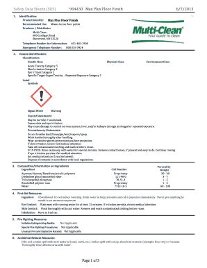 Fillable Online Safety Data Sheets Sds Fax Email Print Pdffiller