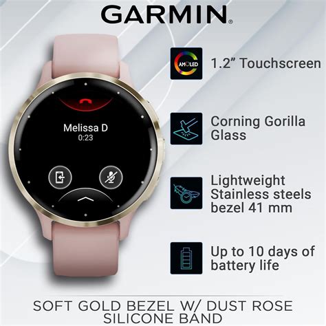 Garmin Venu 3S Reloj Inteligente Con GPS Pantalla AMOLED De 1 61