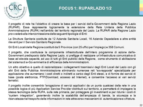 Roma Dicembre L Attuazione Dell E Government Nel Sistema